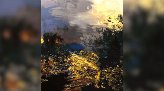Carlos Lersundy Digital Art Intervened in Oil on Canvas